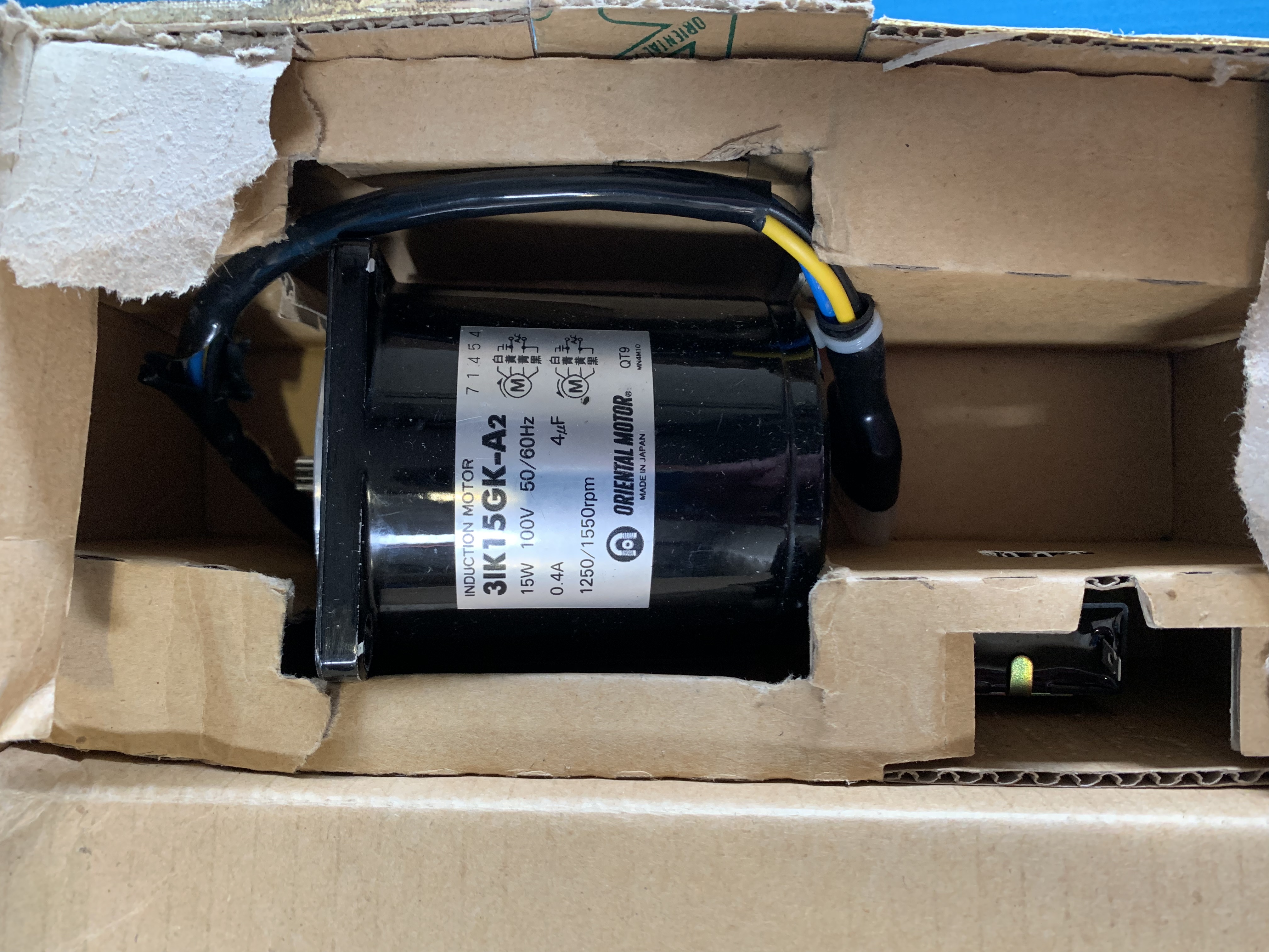 Used Oriental Motor Induction Motor 3IK15GK-A2