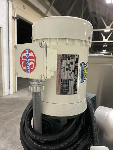 Used 3 CU. FT. GEMCO SLANT CONE BLENDER WITH INTENSIFIER BAR - S/S - 85 LBS/CU. FT.