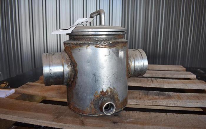 D'occasion USED 3" ERIEZ MAGNETICS JACKETED MAGNET TRAP, STAINLESS STEEL