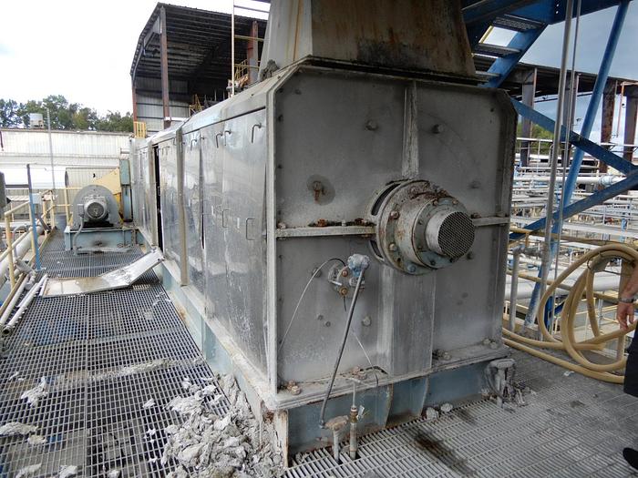 Used FKC SCREW PRESS STAINLESS STEEL MODEL SHX-1200 X 8000L MFG. 2006