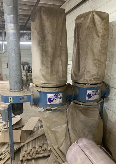 Used DUST HAWG 202, 2-BAG DUST-COLLECTOR