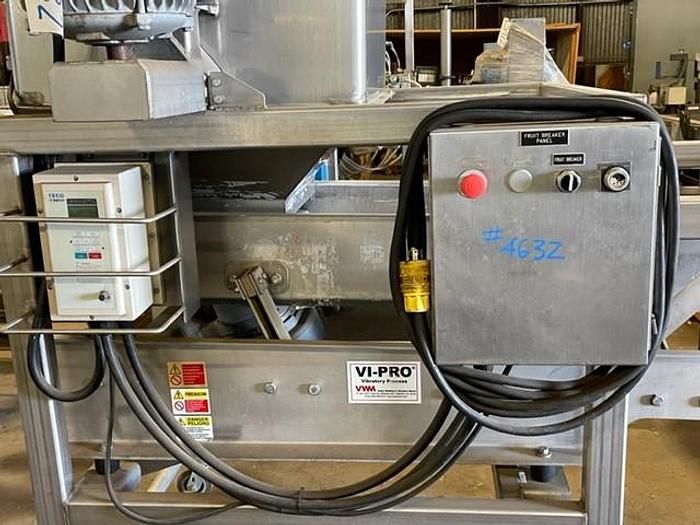 Used Valley Welding Machine Works Fruit Cluster Breaker W/ Vibratory Shaker