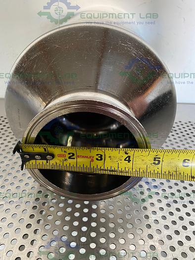 Used Eagle Stainless BTB-21 316L Stainless Steel 10 Liter Bottle w/ 4" Sanitary Fit