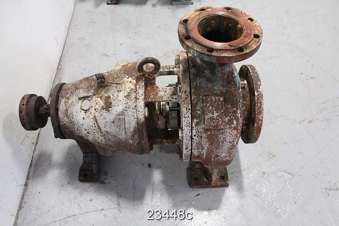 Used Goulds 3175 Pump, 6x8x14, 4-Vane 10" Impeller, Ductile Iron Casing #23448