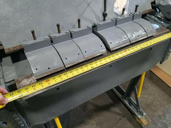 Used 36" Inch Peck Stow Sheet Metal Finger Brake Made In USA 16 Gauge Bender