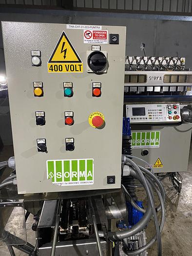 Used 2004 Sorma weighing and punnet filling line PC10 & ACM115