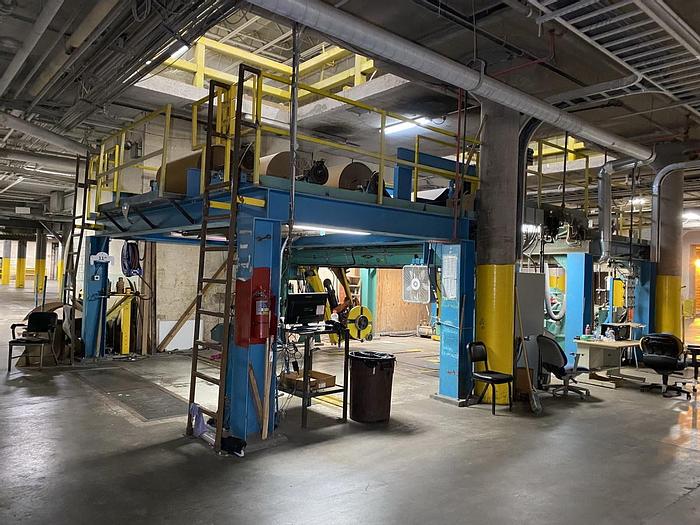 Used LAMB-GRAYS HARBOR CO. 86"W ROLL WRAPPER 60" DIA, ROLLS