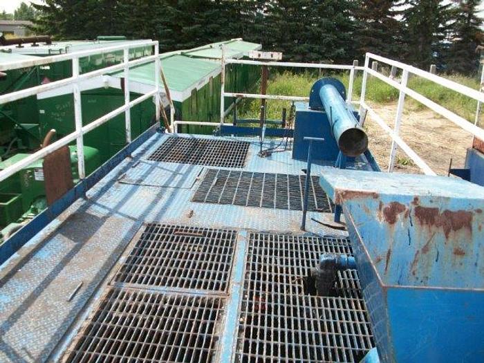 Used 17.5 m3 (110 BBL) Single Axle 5th Wheel Mud Tank Trailer