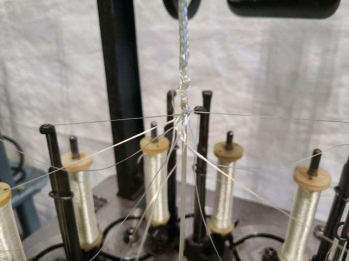 Used Textile Machine Works Braiding Machine Cord Wrapping Hose Stainless Steel