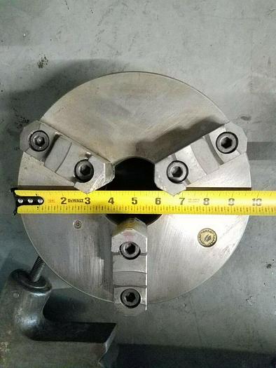 Used 10" 3 Jaw Lathe Chuck with 6" Threaded Back
