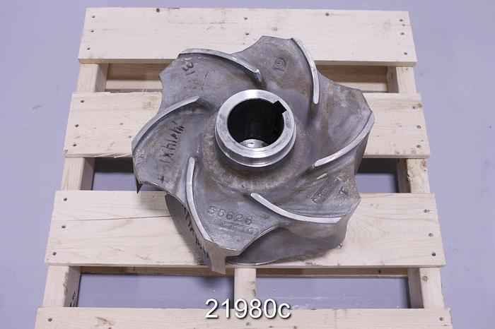 Used Goulds 3175 Impeller, 15.5", 6-Vane, Casting No.: 56626 (For 14x14x18 Pump) #21980