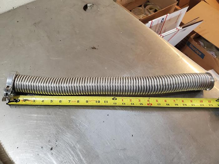 2" Dia. x 23.5" Length Stainless Steel CNC Flexible Exhaust Hose