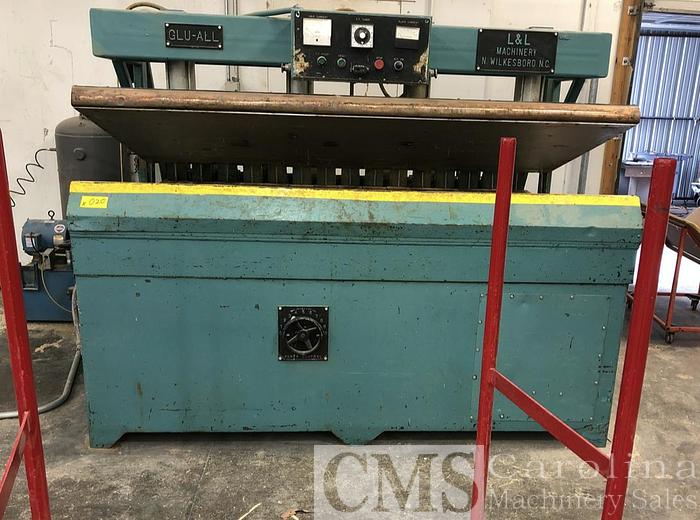 Used L & L GLU-ALL High Frequency Edge Gluer