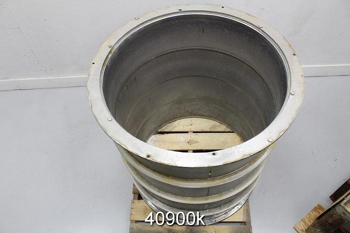 Used Black Clawson UV500 Pressure Screen, SS Housing #40900