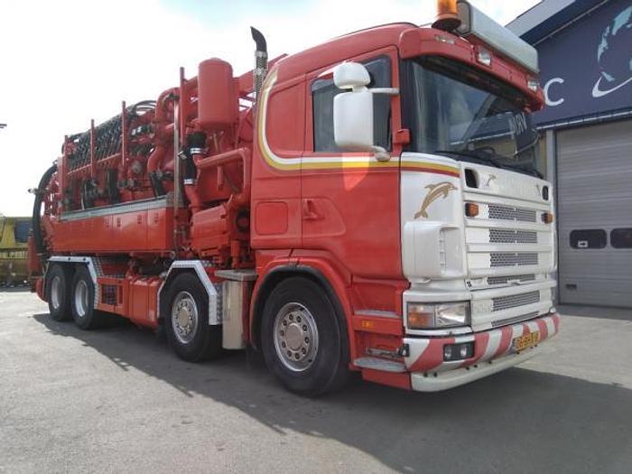 Gebruikt 2004 SCANIA + Helmers recycler 164 G
