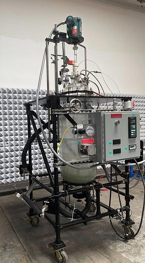 Used Prism Research Glass 100L Explosion Proof Glass Jacketed Reactor