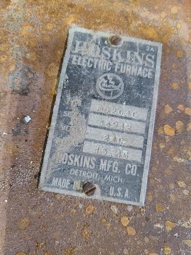 Used Hoskins Electric Furnace