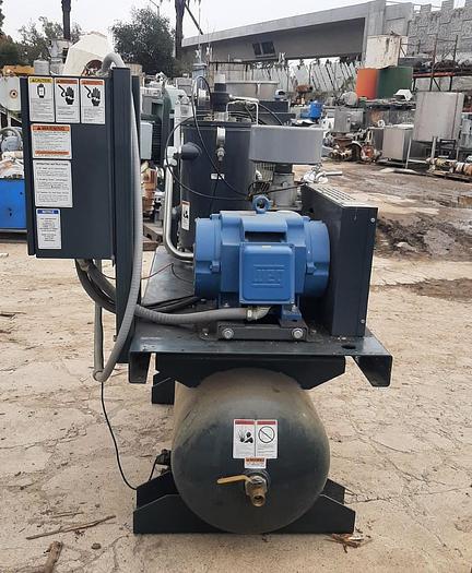 Used Compressor, Air, 15 HP, FS Curtis, 59 CFM, Mdl RSB15, Air Dryer #S744941