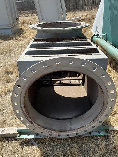 Used Heat Exchanger, Air, 2,528 SF, 550 deg F, Cain Industries #S744457