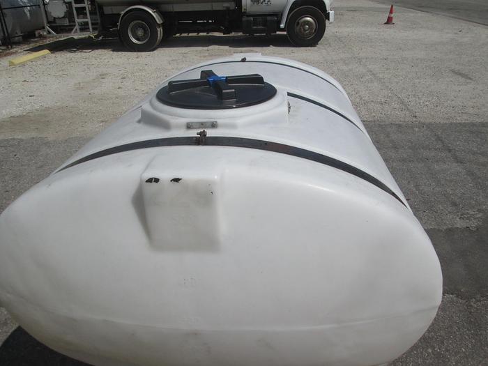 Used 500 Gallon Elliptical Tank With Saddle and Bands