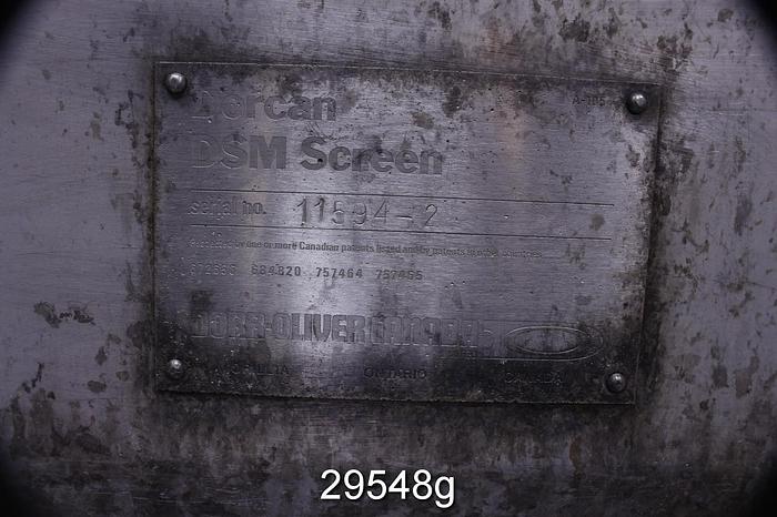 Used Dorr Oliver DSM Triple Bank Screen, #29548