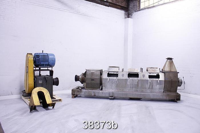 Used Thune SP45L Dewatering Screen Press, First Screen Segment 0.03125" Hole #38373