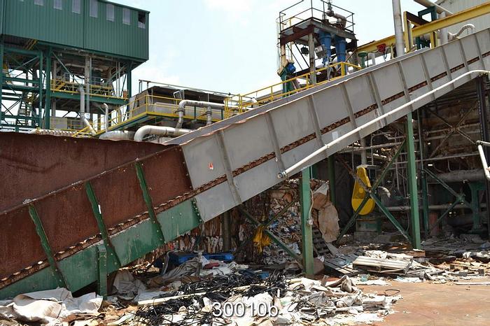 Used Slat Type Pulper Conveyor 94" Wide, 50' Long #30010