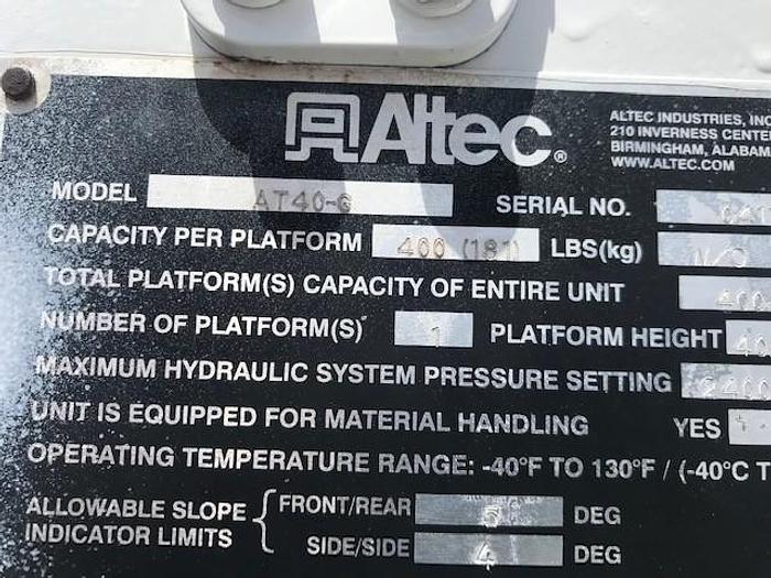 Used 2011 Ford F550 Altec AT40G 45ft Bucket Truck- C25301