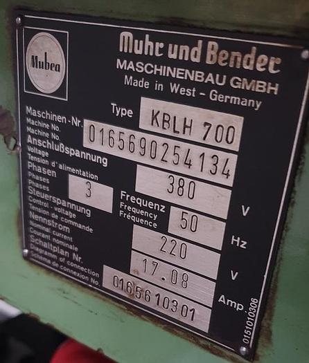 Gebraucht Profilstahlschere Mubea KBLH 700