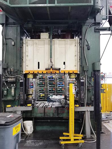 Used 600 Ton Bliss Straight Side Double Crank Press SE2-600-72X48