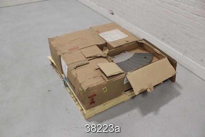 Unused Beloit DD4000 46" Refiner Plate Set, 4 Positions, 6 Segments Each #38223