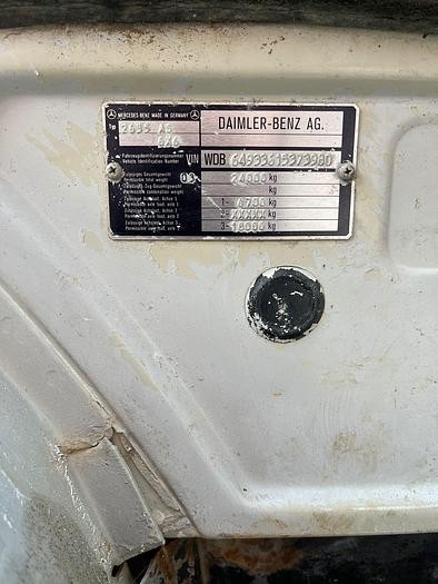 Gebruikt 1988 MERCEDES BENZ 2635 6X6 FULL STEEL KIPPER