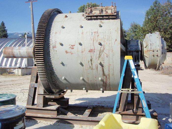 Used Mill, Ball, 7' x 5 1/2', 100 HP, Skid Mounted, Steel Liners #C740611