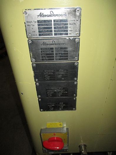 Used ALEXANDERWERK WP 50 N/75