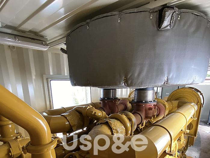 Used 1.5 MW 1993 Used Caterpillar D3516 Diesel Generator Set (Containerised)