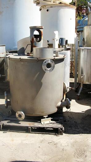 Used Tank, 150 Gallon, S/st, Mix, Agit, FBFt, Less Drive #S694021