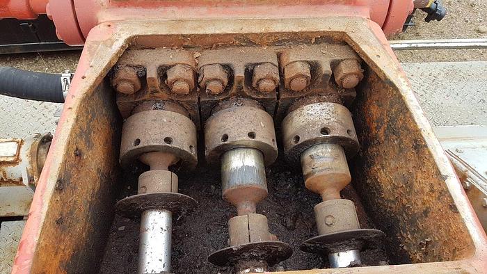 Used National JWS-165L Triplex Well Servicing Reversing Mud Pump Trailer