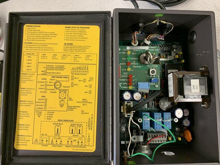 Used STI SAFETY LIGHT CURTAIN CONTROLLER Model: MS43-B2-AC1