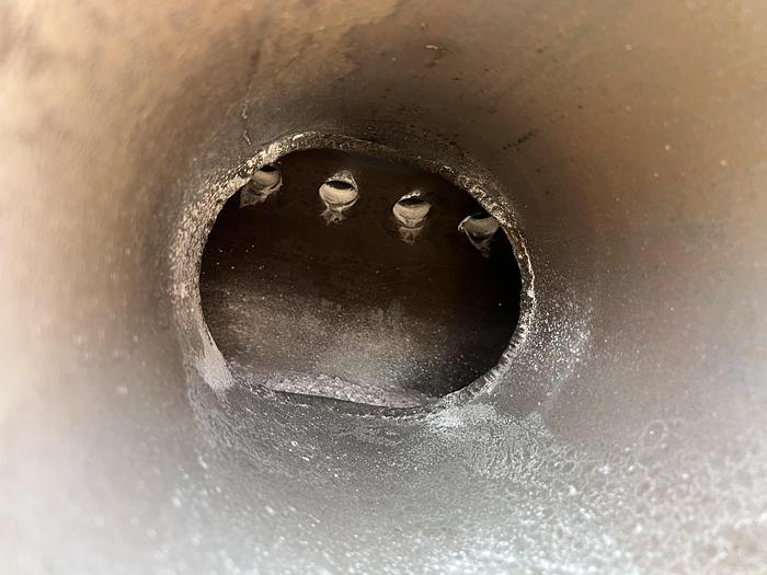 Used Heat Exchanger, Air-Fin Tube, 1200 deg F, Canon Boiler Works #S744456