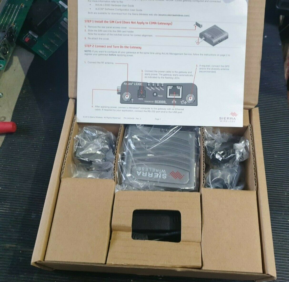 Used SIERRA  LS300 1101429 Wireless AirLink LS300 Gateway (rbd2.1b3)