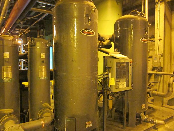 Refurbished Airtek regenerative desiccant compressed Air dryer heated blower purge 2200 CFM