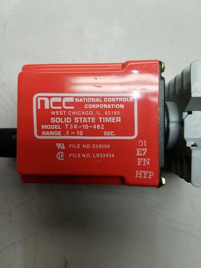 Used NCC T3K-10-462 Solid State Timer National Controls Corporation