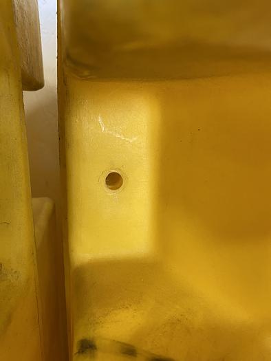 Used Poly Structural Industrial Column Protector 8 1/2" x 8 1/2" Square Opening 42" H