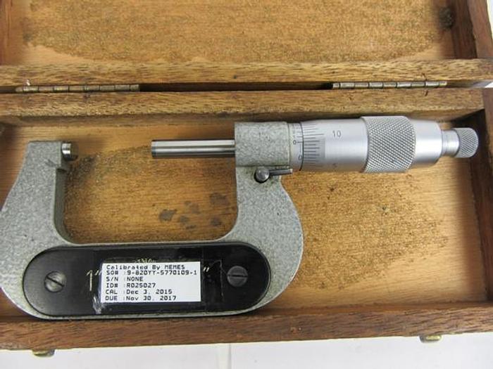 Used Etalon Micrometers 1" and 2 "