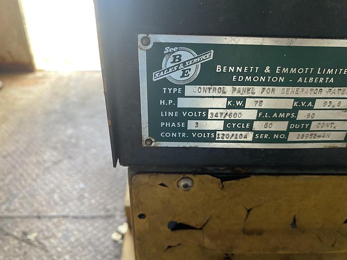 Used 75 kw generator Cat power