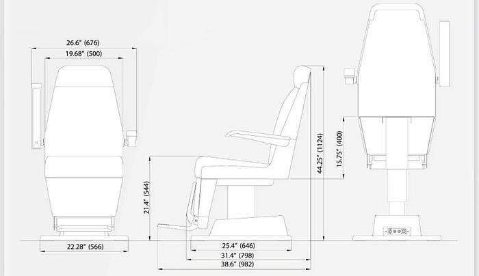Refurbished Marco Bravo No Recline Chair