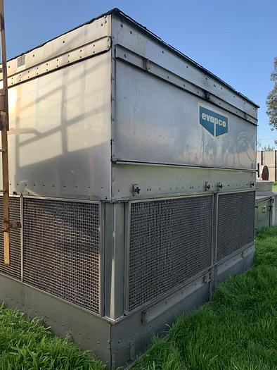 Used Refrig, Cooling Tower, 674 Ton, 316 S/st, Evapco, Dual Cell #S743639
