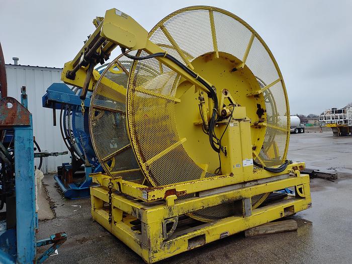 Used CT Reel w/Stand, 144" OD x 84" Drum, Hydra-Rig