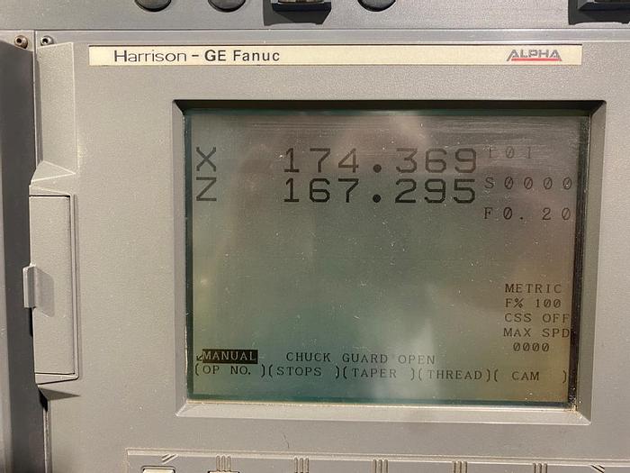 Used 1999 Harrison Alpha 460 S Plus Manual/CNC Lathe