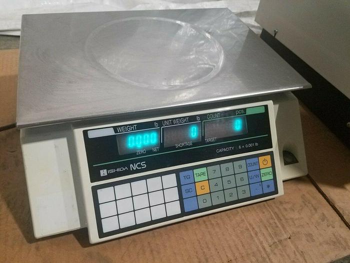 Used Ishida Counting Scale Model NCS Capacity: 6 x 0.001 Lb